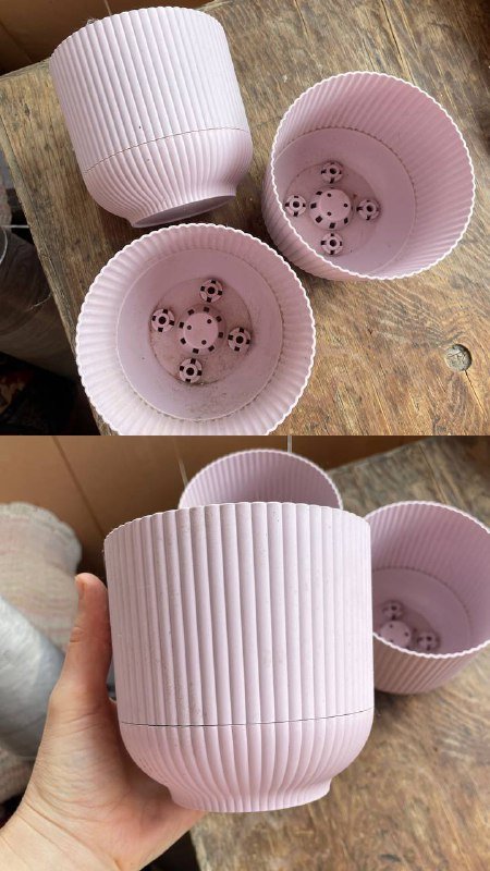 Цветочные горшки и кашпо керамические и пластиковые 7