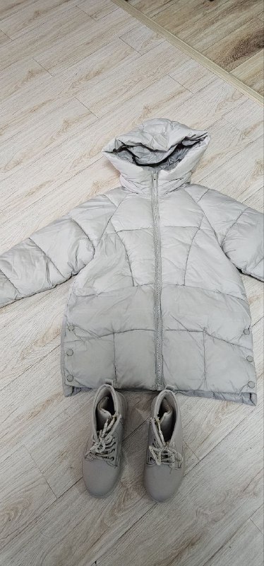 Пальто/куртка Zara 9-10 лет, ботинки 33 р.