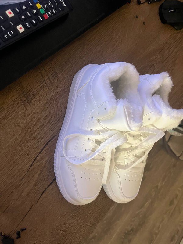 Женские зимние ботинки 37 размер белые с мехом 3