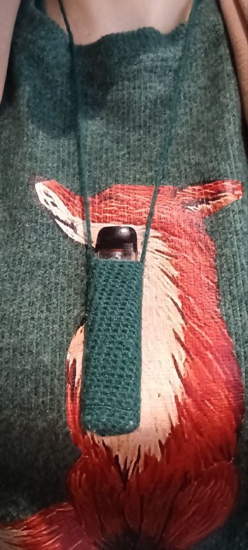 Вязаный чехол для вейпа на шею или брелок