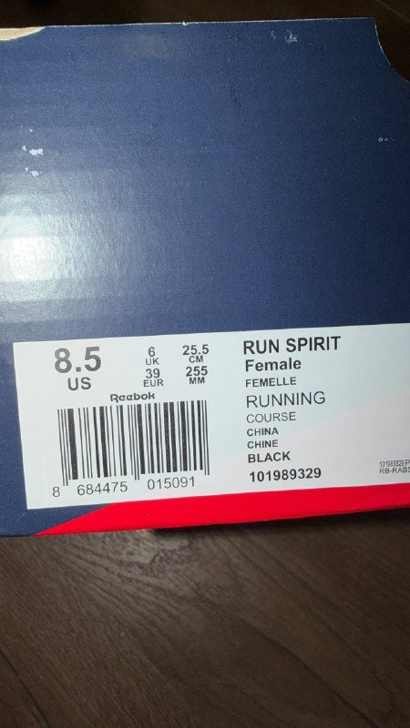Женские кроссовки Reebok Run Spirit новые 6