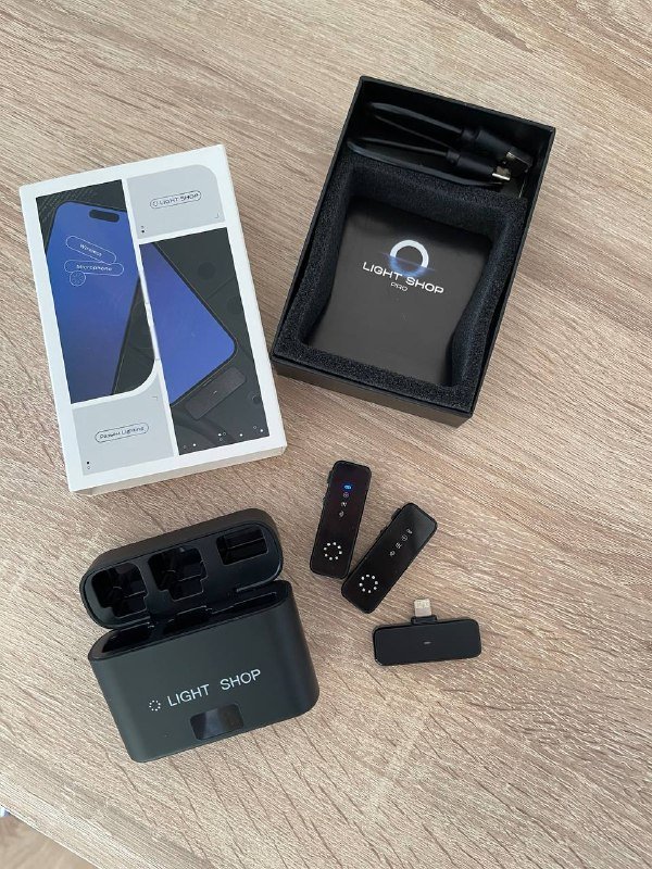 Два петличных микрофона разъём lightning для iPhone 3