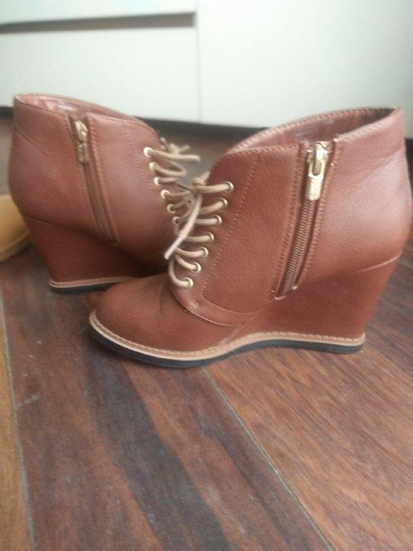 Ботильоны коричневые и рыжие женские 4