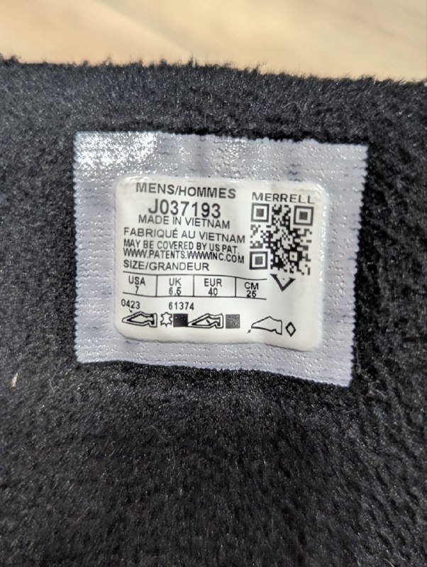 Ботинки для хайкинга Merrell 40 размер 2