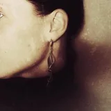 Серьги деревянные, набор бижутерии 4