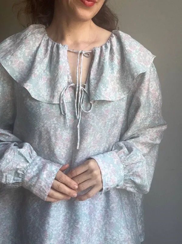 Блуза с воротником H&M 1