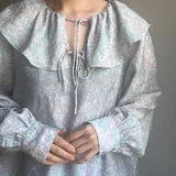 Блуза с воротником H&M 1