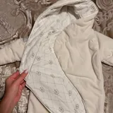 Autumn velour baby jumpsuit 3