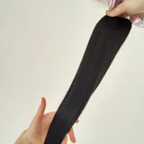 Хвост из искусственных волос на лентах 3