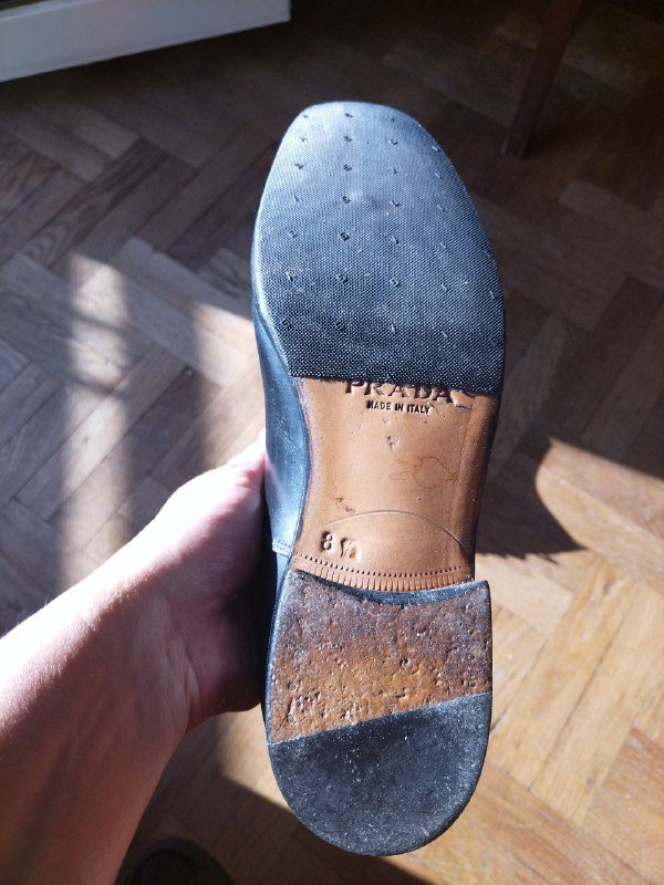 Мужские классические туфли Оксфорды PRADA 3