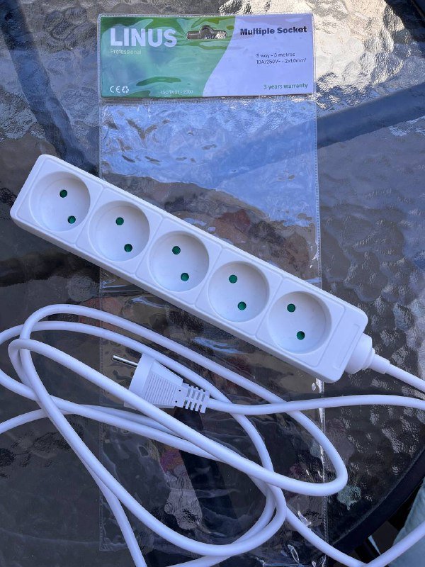 Удлинитель, розетка, тройник на 5 гнезд