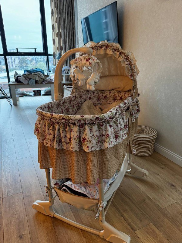 Кровать люлька для новорожденных 4