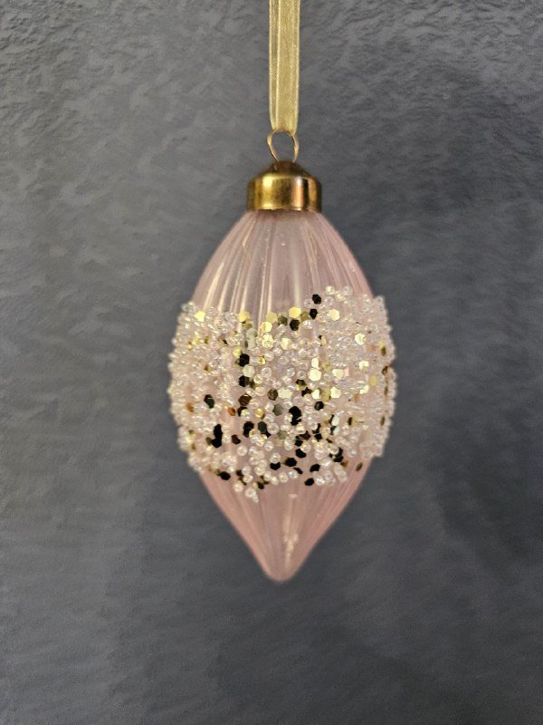 Ёлочные шары, украшения и заснеженная ёлка 80 см 2