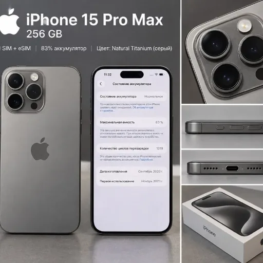 iPhone 15 Pro Max 256GB Natural Titanium