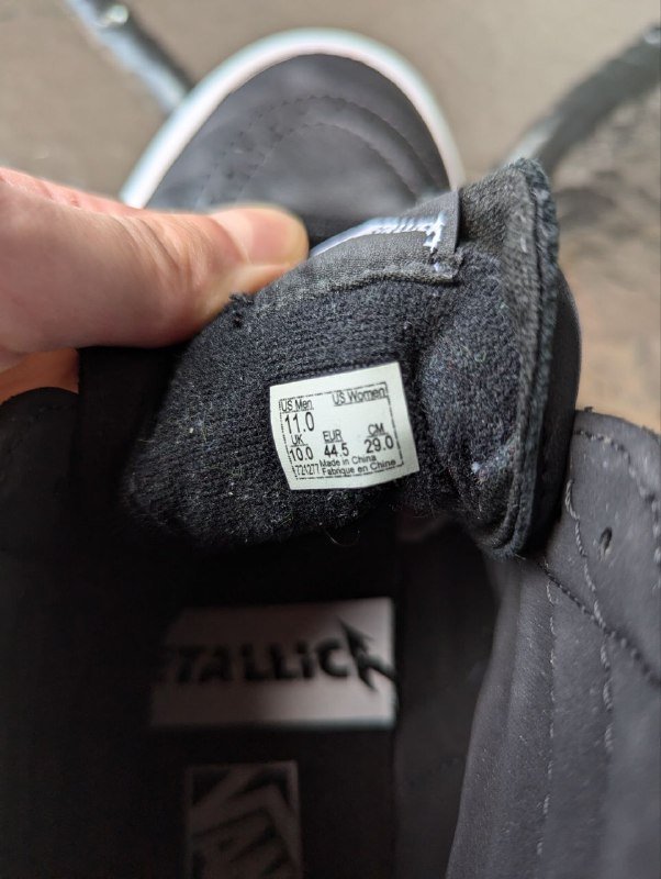 Кеды Vans x Metallica мужские 6