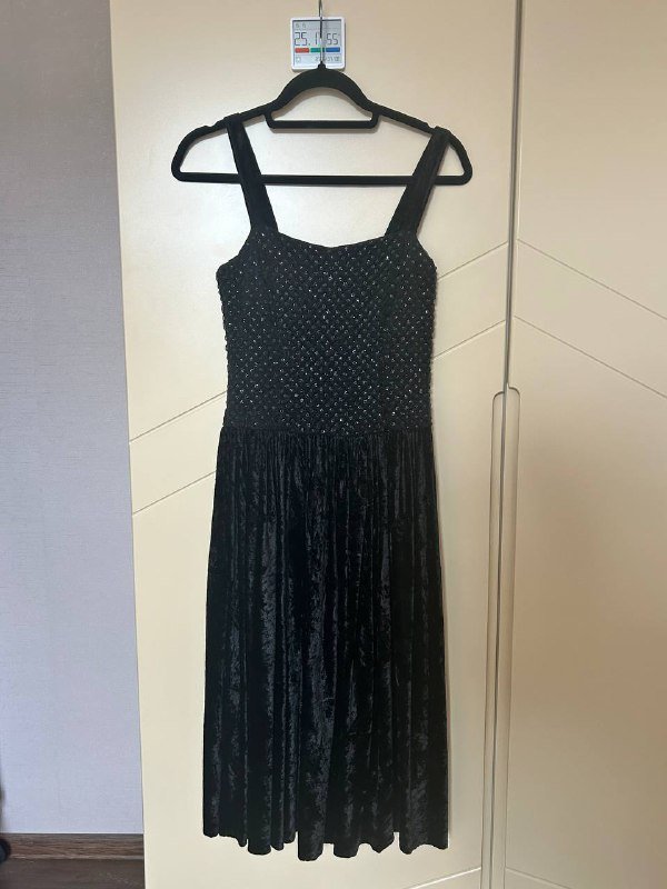 Бархатное вечернее платье винтажное