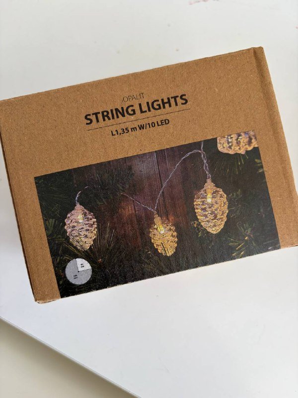 Гирлянда шишки