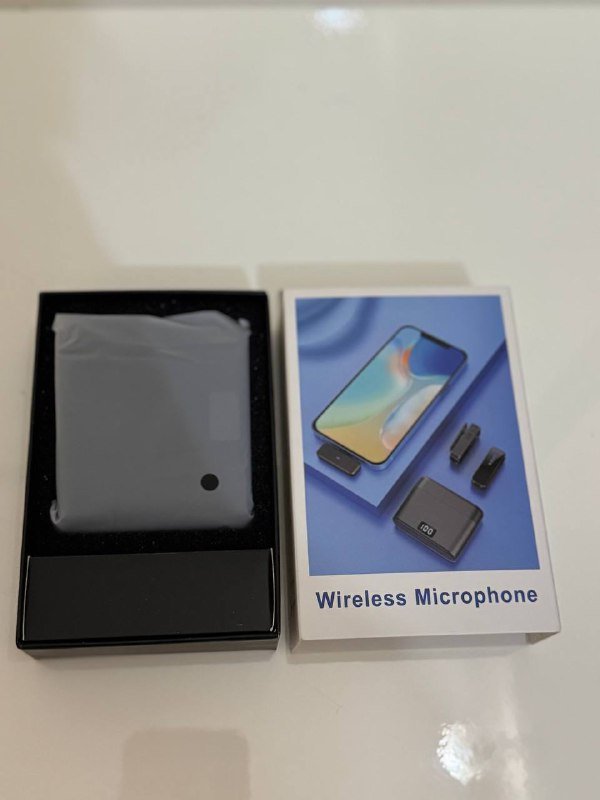 2 петличных микрофона с защитой от ветра для телефонов с Lightning