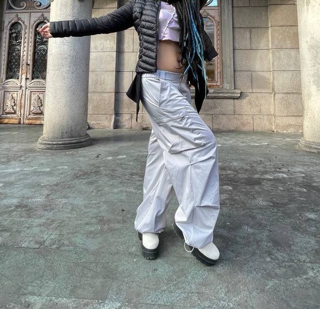 Бандажное платье, широкие штаны Zara 5