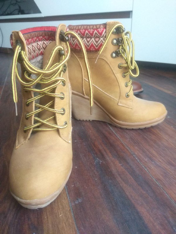 Ботильоны коричневые и рыжие женские 3