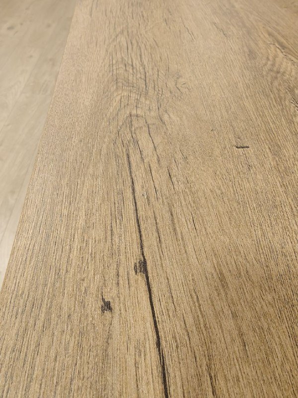 Стол белый и коричневый большой 9