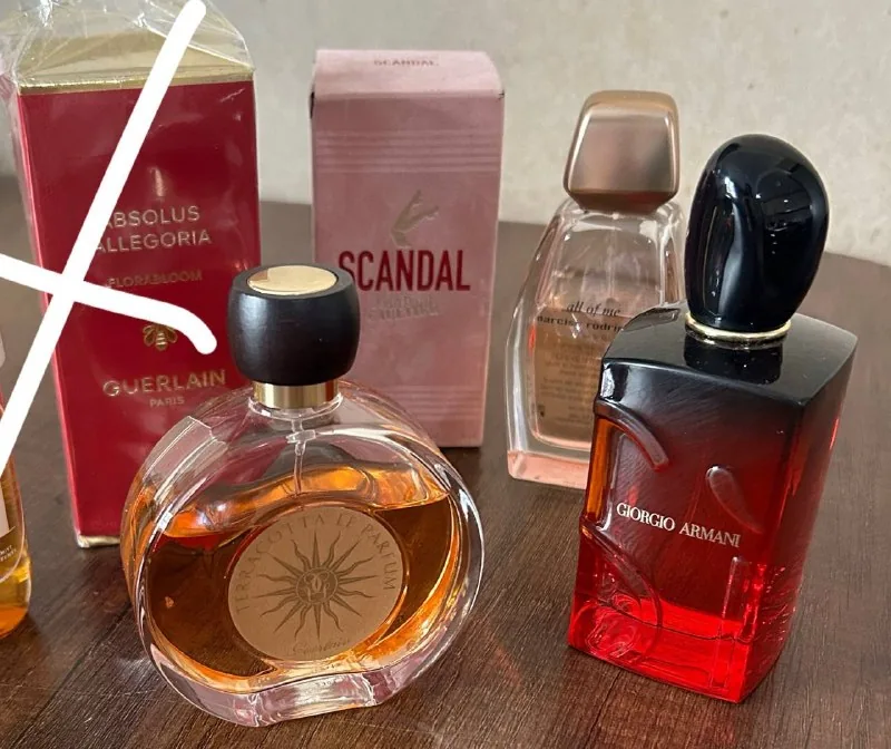 Парфюм Scandal, Narciso, Armani Si, Guerlain