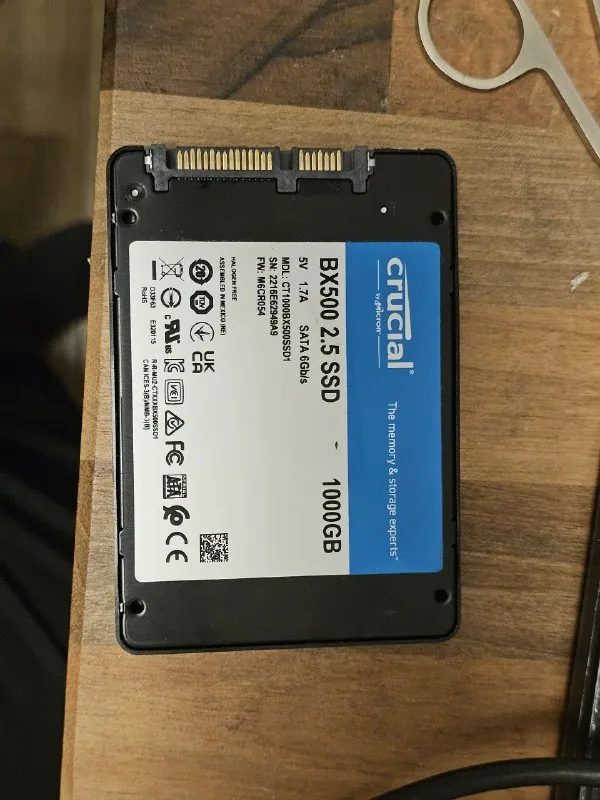 Crucial 1TB SATA SSD