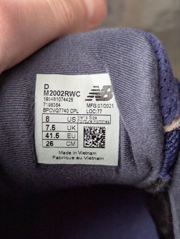 Кроссовки New Balance 2002 мужские размер 41.5 EU 5