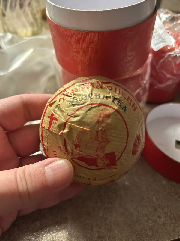 Туо-ча шу-пуэр чай 100 граммов, две штуки 2