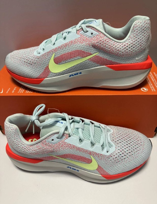 Nike Air Zoom Winflo 11 Glacier Blue Bright Crimson 42-42,5 размер 2