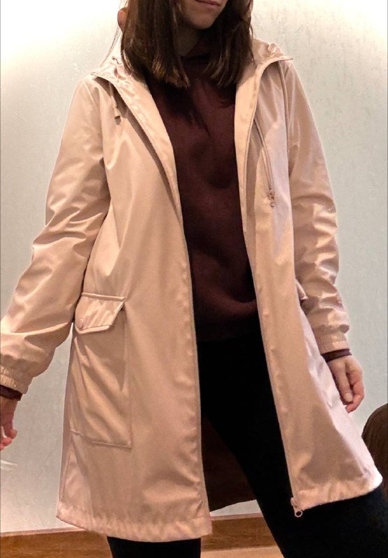 Непромокаемый плащ-куртка Zara, размер 30 (M-L) 3