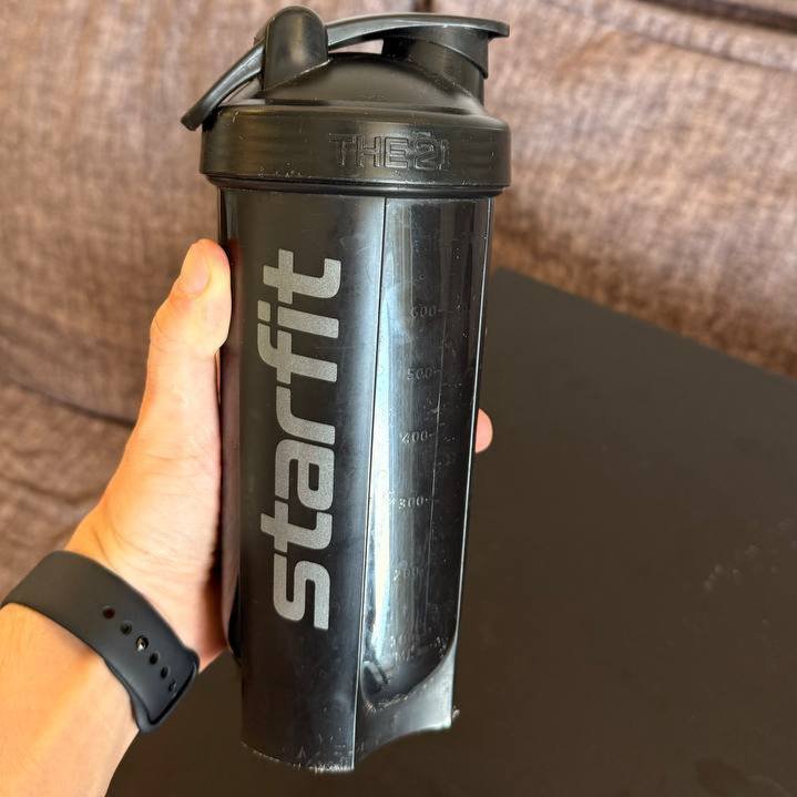 Шейкер спортивная бутылка STARFIT без пружины