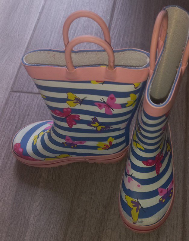 Детские резиновые сапоги 25 размер