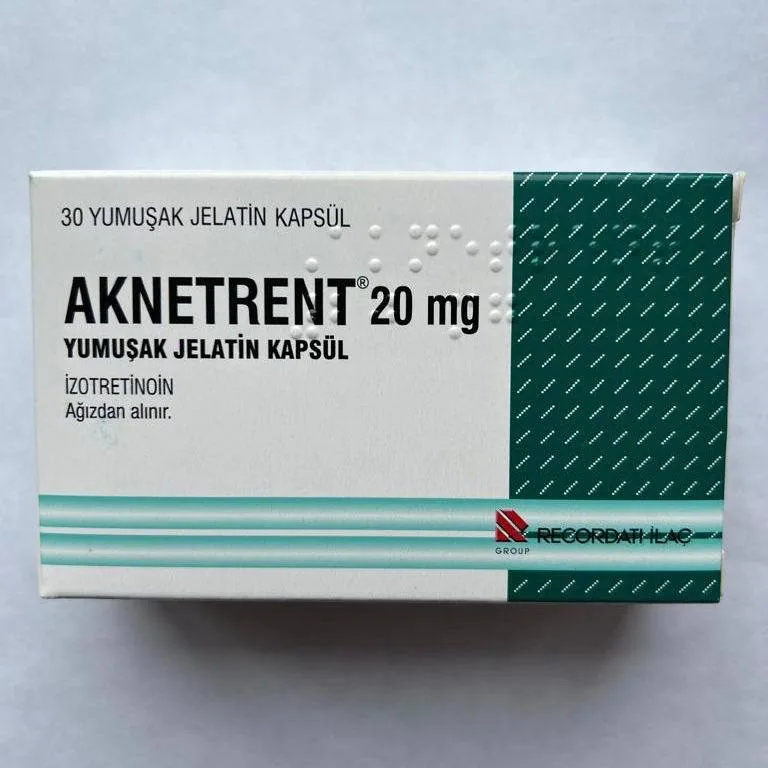 Акнетрент 20 мг, 30 капсул