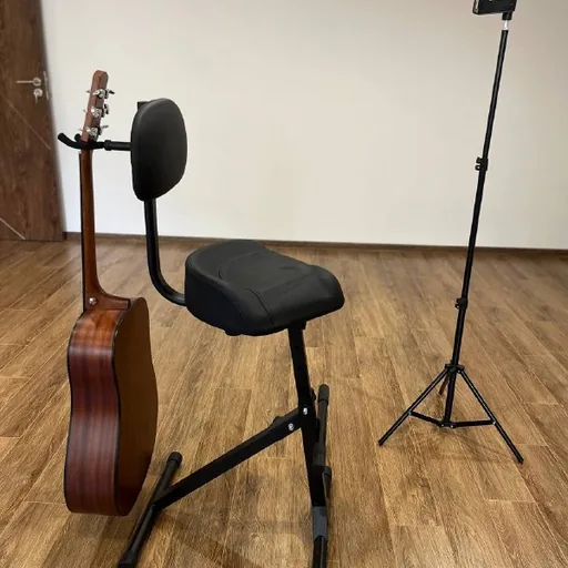 Акустическая гитара Ibanez AAD50-LG, чехол, табурет, кронштейн