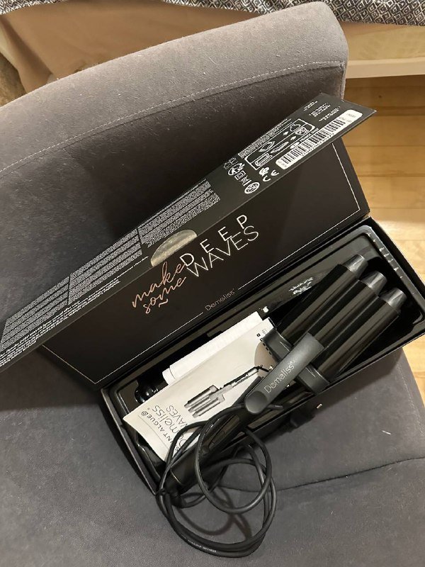 Плойка для волос Demeliss Waves Black Edition 3