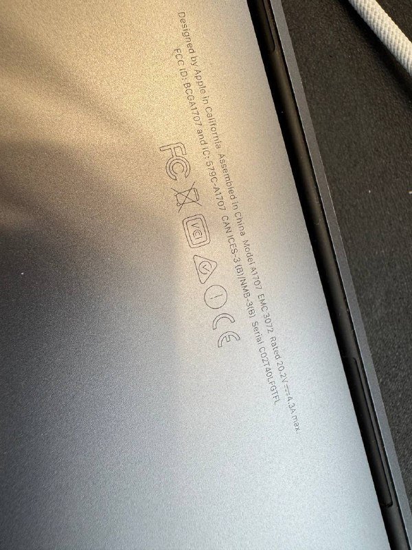 APPLE MacBook Pro 15 256 a1707 нерабочий экран 2