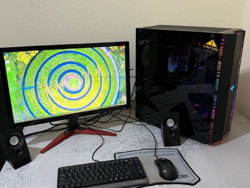 Системный блок с монитором Acer 24” 144Hz и комплектом периферии