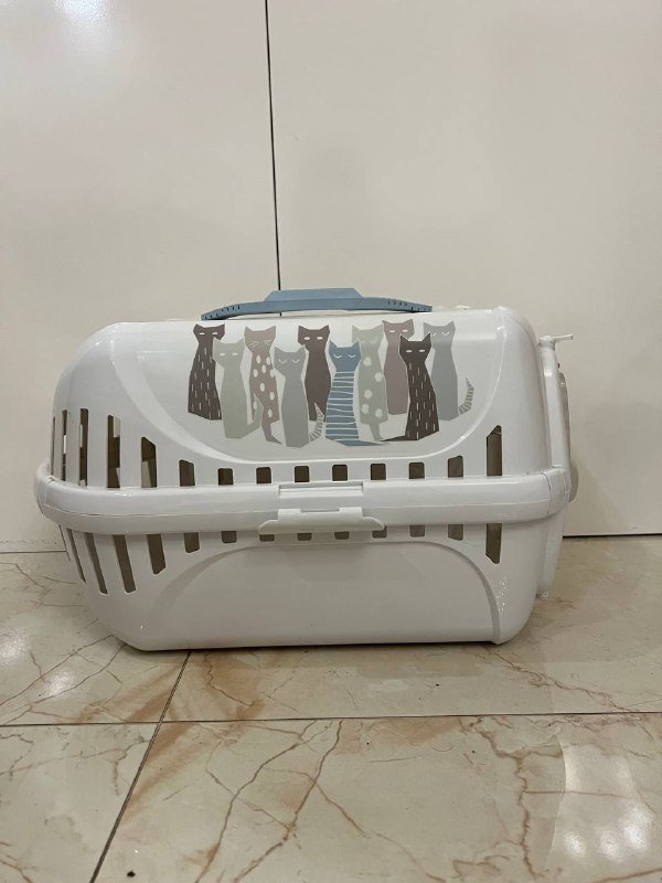 Закрытый туалет для кошки и переноска 3
