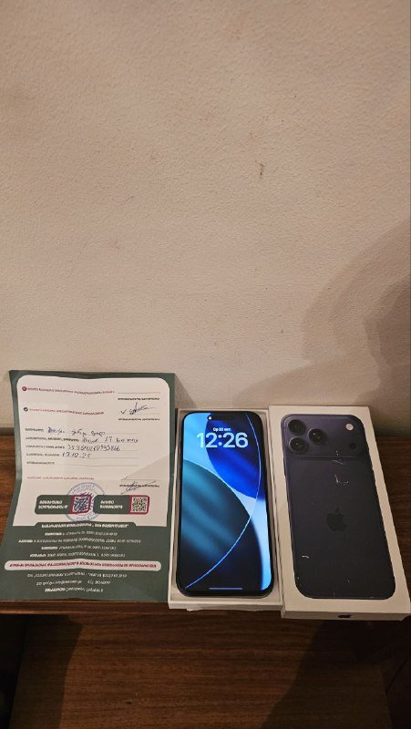 iphone 17 pro max с гарантией коробкой и зарядкой