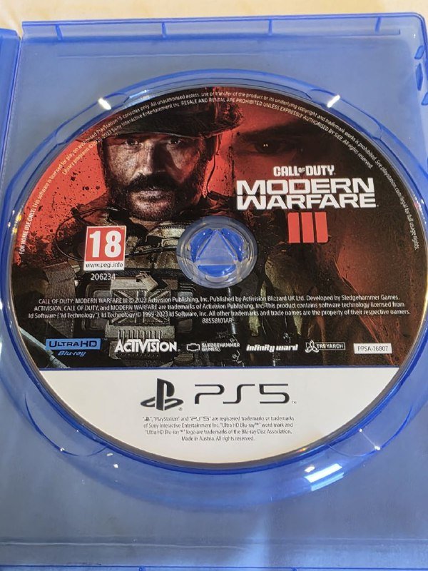 Диски для PS5 Call of Duty, Tekken 8, Teenage Mutant Ninja Turtles