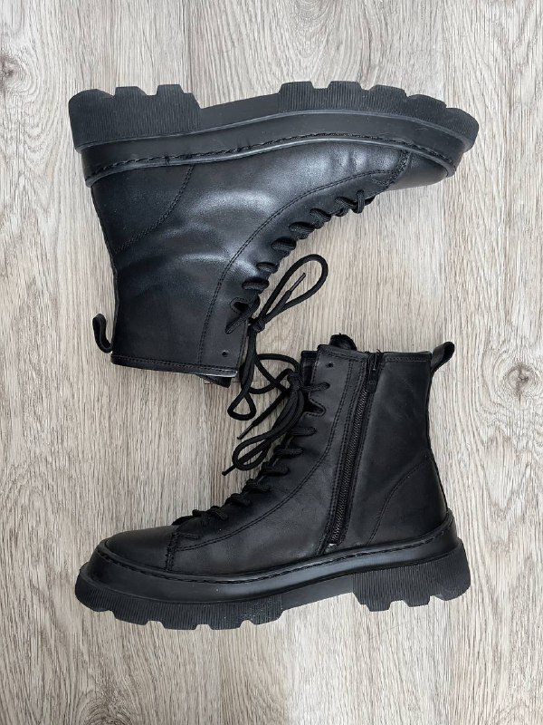 Черные ботинки Greyder из натуральной кожи 37.5-38 3