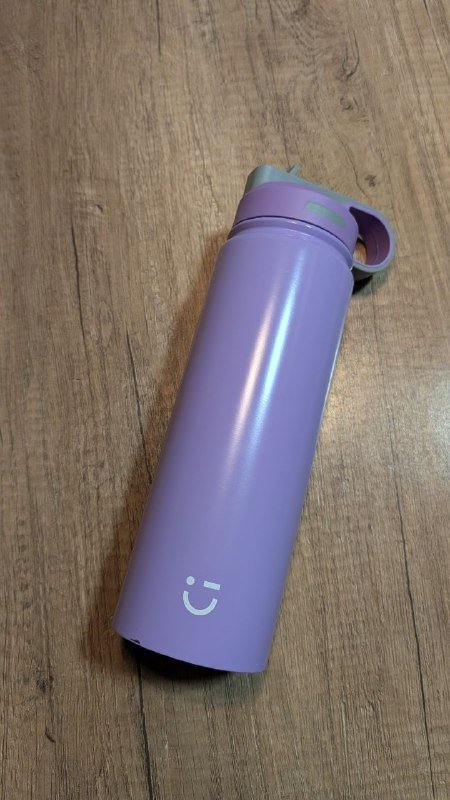 Бутылка для зала Miniso 900 мл сталь