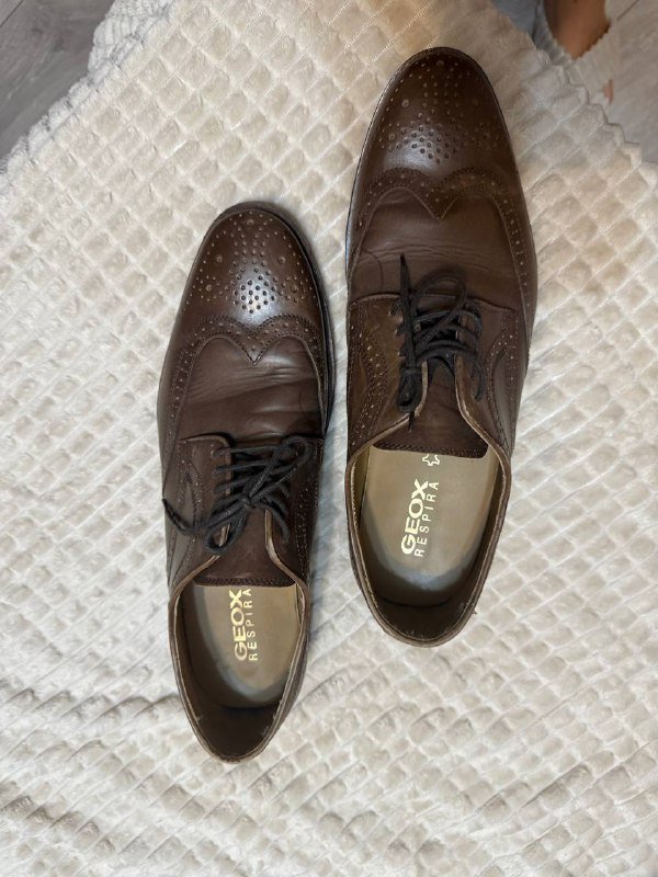 Туфли Дерби GEOX мужские натуральная кожа размер 42