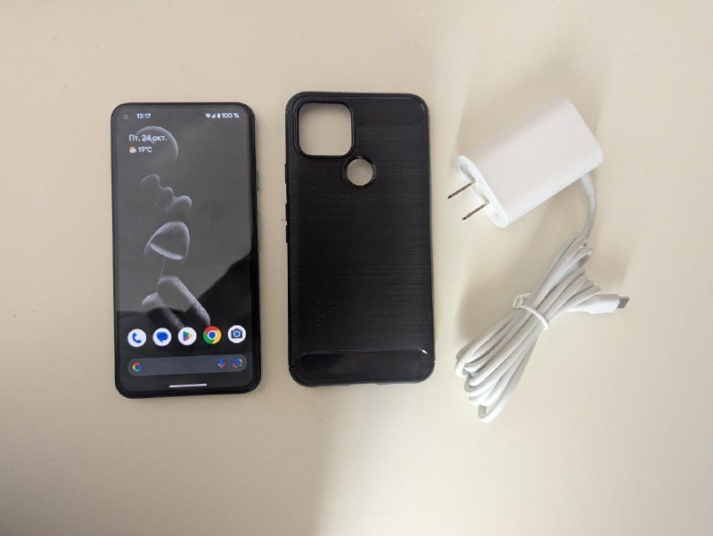 Google Pixel 5, быстрая зарядка, силиконовый чехол 2