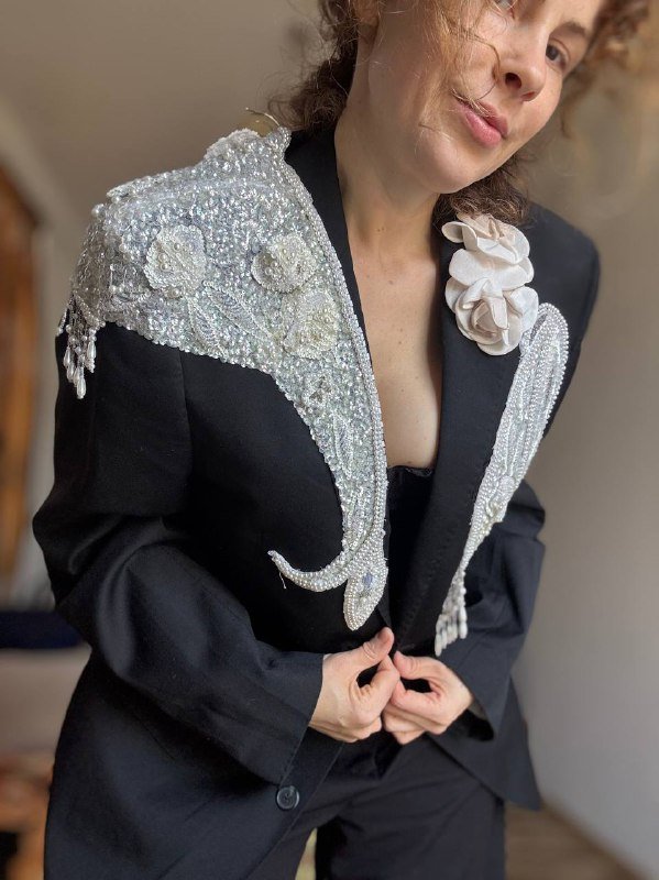 Пиджак апсайкл мужской оверсайз