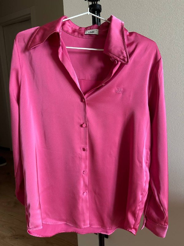 Рубашка розовая лен, белая Zara, розовая Lime 7