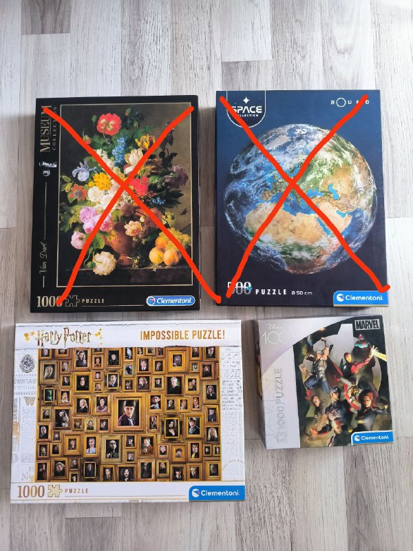 Пазлы Harry Potter, Marvel, 1000 деталей