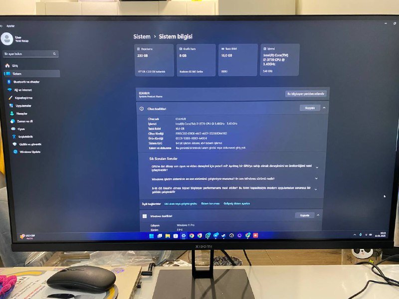 Монитор Xiaomi 4K 180 Гц 3