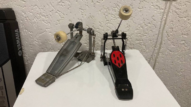 Части от барабанов: стойки, тарелки, малый, том, ковбелл, педали 8